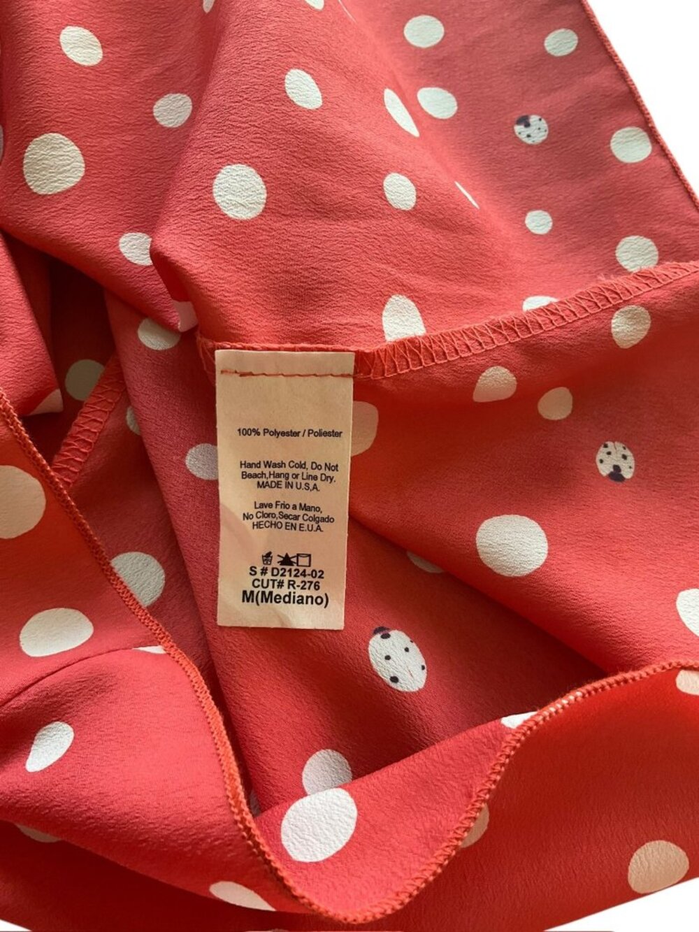 Wish Short Polka Dot Dress With A Tie Waist - Picture 7 of 7